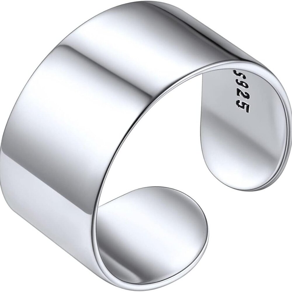 Sterling Silver Toe Ring Minimalist Adjustable Hy… - image 1